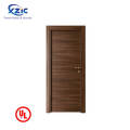 UL listed 20min / 45min / 90min fire rated fireproof wooden door  for hotel use